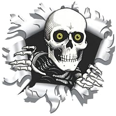 Aufkleber Einschussloch, 90 mm, Motiv: Totenkopf