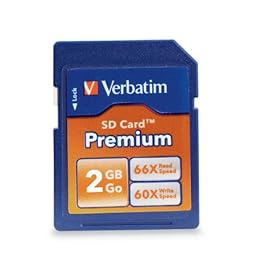 Verbatim Premium SD 2GB Memory Card (95496)