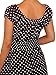 Funfash Plus Size Dress Polka Dots Rockabilly Retro Women's Dress Cocktail Dress