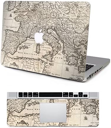 World Map Macbook Pro Stickers Macbook Skin Decal Stickers Macbook Top Decal Front Stickers
