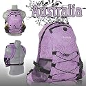 Rucksack AUSTRALIA Daypack Fabrizio Slim Pack - Flieder Paisly