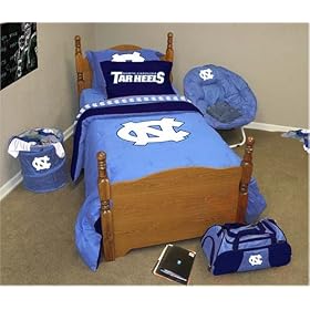 North Carolina Tar Heels Bed-in-a-Bag  (Twin Twin/X-Long)