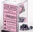 Chessex Gemini Black-pink 7 piece dice set