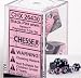 Chessex Gemini Black-pink 7 piece dice set