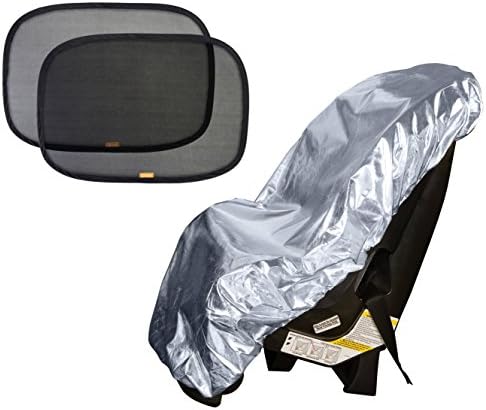 Car Seat Sunshade with Pop Open Window Shades