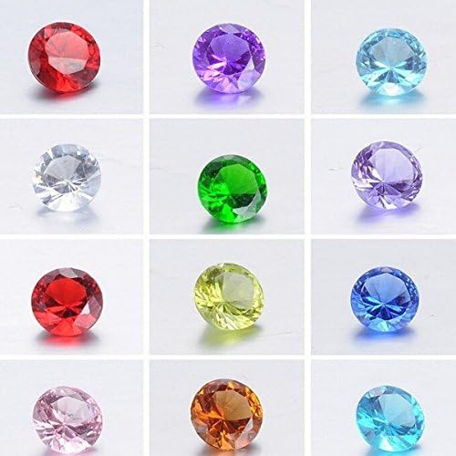 Jielry 100pcs DIY 4mm Mix Charms Lots Crystal Birthstone Floating Charms For Living Memory Locket