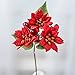 Factory Direct Craft Group of 6 Petite and Charming Artificial Poinsettia Picks for Holiday and Home Decor