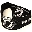 Bandana Head Doo Wrap Scarf Biker Troops Pow Mia Black