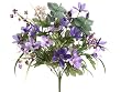 Artificial 18" Purple/Lavender Butterfly Lily Bush - Set of 2 bushes