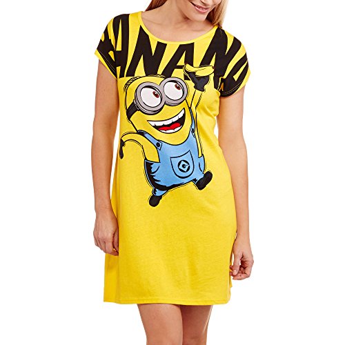 Despicable Me Minions Women's Dorm Sleep Tee Nightshirt (2X/3X)