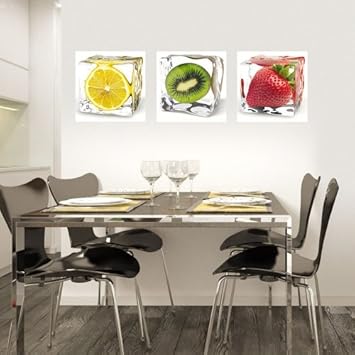 Platin Art Peel nStick Prints Wall Decals Iced Fruits