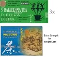 Wuyi Wulong for Weight Loss (100 Tea Bags) + 3 Ballerina Extra Strength Diet Tea (54 Teabags)
