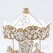 Laxury 3-horse Carousel Music Box, Pink&yellow&white Shade, Mp768b_s-3