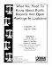 What You Need To Know About Public Records And Open Meetings in Louisiana