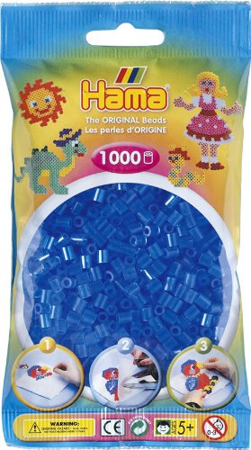 HAMA 207-15 - Perlen transparent blau, 1000 St&uuml;ck Preisvergleich