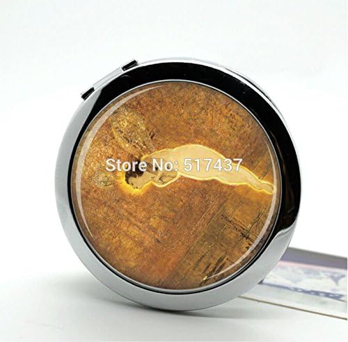 easyLife Photo Mirror Golden Fairy Pocket Mirror Compact Mirror Personalized Compact Mirror