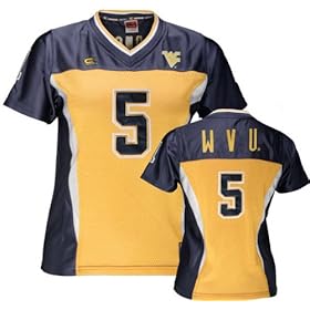 West Virginia Mountaineers Women's Midfield II Football Jersey