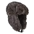 Men's Faux Fur Trapper Hat - Brown