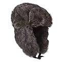 Men's Faux Fur Trapper Hat - Brown