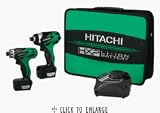 Hitachi KC10DALPL 10.8V Li-Ion 2 Piece Combo Kit