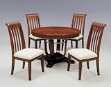 Dining Room Furniture Set 5 in Cherry Finish - 629-DINING-SET-5