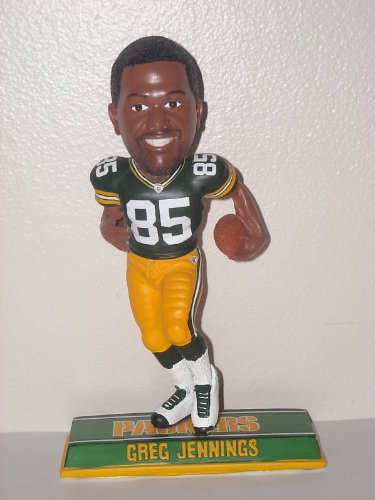 GREG JENNINGS Bobblehead Green Bay Packers Bobble end zone forever