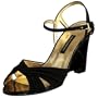 Caparros Women's Emanuelle Sandal,Black Peau,9 M US