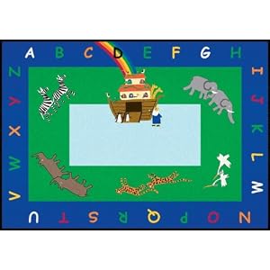 Learning Carpets Noah's Ark Rug - Rectangular Large by 