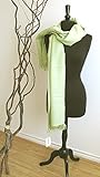 IMAGE OF Luxury Quality Silk Wool Shawl Scarf Wrap Stole Spring Green