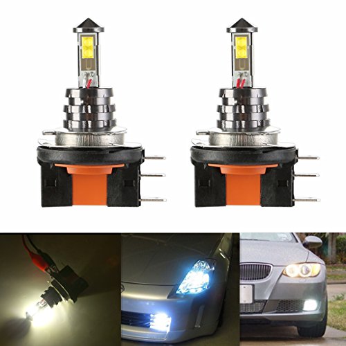 TKOOFN 2pcs LED Lampes Anti-fog H15 CREE XTE 20W 4SMD Daytime DRL Kit Fog Lights Day Driving Daylight