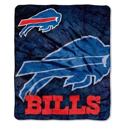 NFL Buffalo Bills 50-Inch by 60-Inch Raschel Plush 