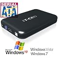 IT-735 Combo USB 2 / eSATA de 3,5 pulgadas disco duro SATA de caja de disco USB 2.0 eSATA HDD externo sin necesidad de herramientas montaje en negro