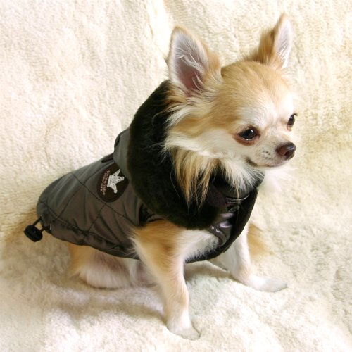ジェレミー ダウン ジャケット [ ブラウン ] 犬服のジャンパー・ダウン・ブルゾン 【L】