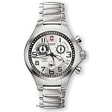 Victorinox Swiss Army Argent inoxydable cadran argent&eacute; Band - Montre Homme 241331