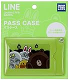 LINE CHARACTER パスケース/グリーン/ぎゅうぎゅう