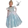 Cinderella Princess Dress with Wondercharms Necklace - LARGE (5-7)