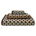 Home Rings Bath Towel Set - Brown/ Blue (30x54")