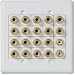Electronics : Niles HTP-7.1 Wall plate for 7.1-channel speaker connections