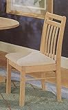 White-washed Finish Splat Back Chair By Acme Furniture