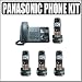 Panasonic KX-TG9391T 2-Line Corded Cordless Phone System With 4 Handsets