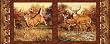 By The Yard Hautman Deer Cotton Fabric Pillow Panel