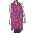 Pink Neck Wrap Stoles Wool with Thread Embroidery 80 x 29 inches