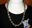 Green Turquoise w/ Coral Chips