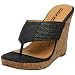 Pazzo Women's Wolf Wedge Thong Sandal