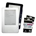 Clear + Black Color (2 Packs) Amazon Kindle 2 E-Book Reader Silicone Rubber Skin Case + 2 Packs Kindle2 Anti Scratch LCD Screen Protectors