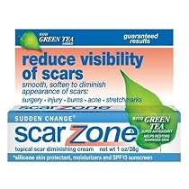 Sudden Change Scar Zone Topical Scar Diminishing Cream, with Green Tea Added, 1 oz (28 g) (Pack of 2)