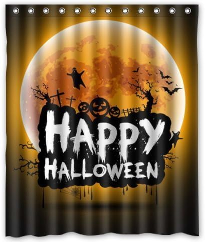 Custom Halloween Evening Shower Curtain 72x 72