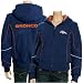 Denver Broncos Jackets : Denver Broncos Ladies Navy Blue Arctic Fleece Full Zip Jacket