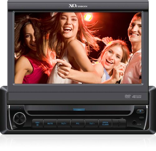 XO Vision X353 7-Inch In-Dash Touch Screen DVD Receiver with Front USB