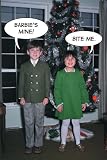 Barbie's Mine! - Boxed Holiday Christmas Greeting Cards - Set of 10 Cards and Envelopes